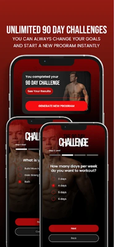 90 Day Challenge for Android: Personalized Fitness