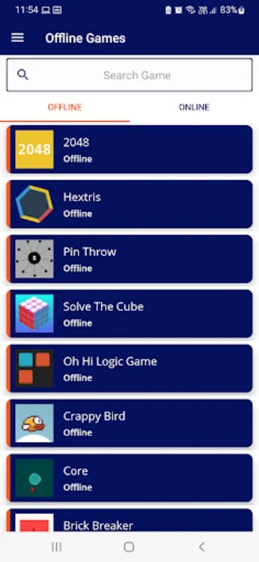 Offline Games under 10mb for Android - No Internet Required