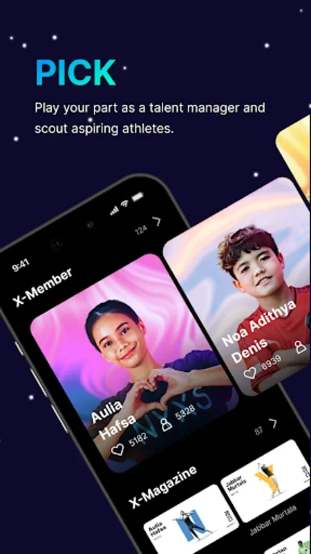 NYXS for Android: Manage Sports Talent