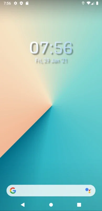 Simple Gradient Clock Widget for Android: Personalize Your Home Screen