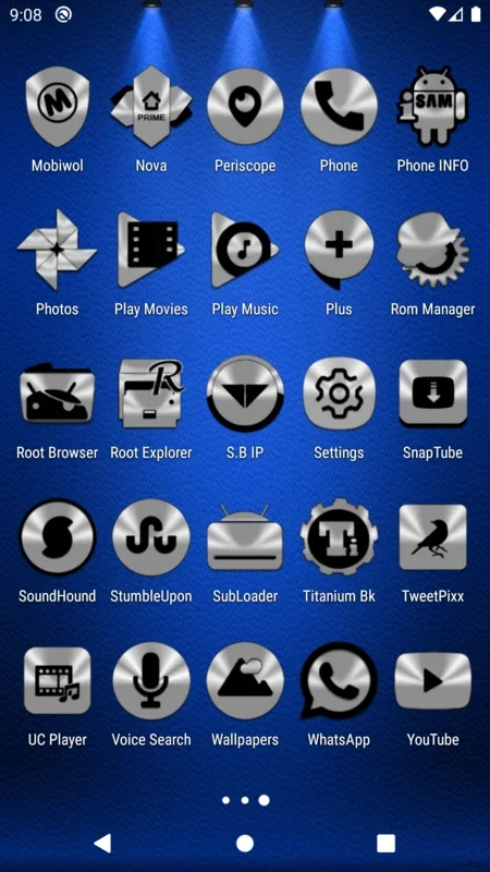 Silver and Black Icon Pack Free for Android - Customize Your Device