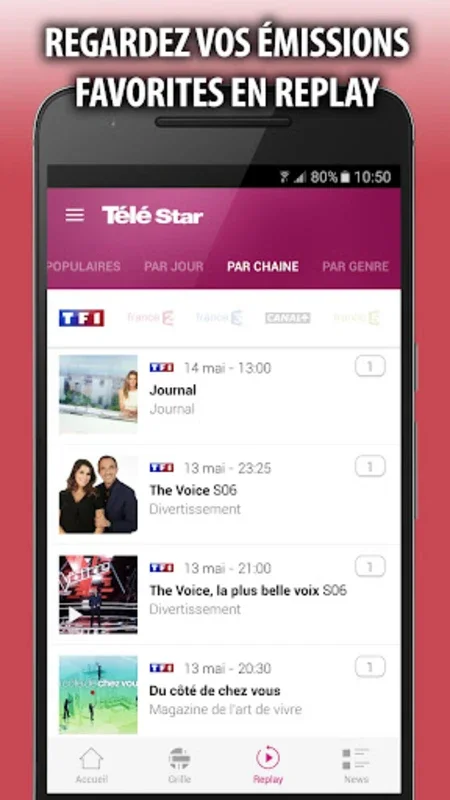 TéléStar - programmes & actu T for Android - No Download Needed