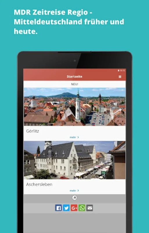 MDR Zeitreise for Android - Immerse in Central Germany History