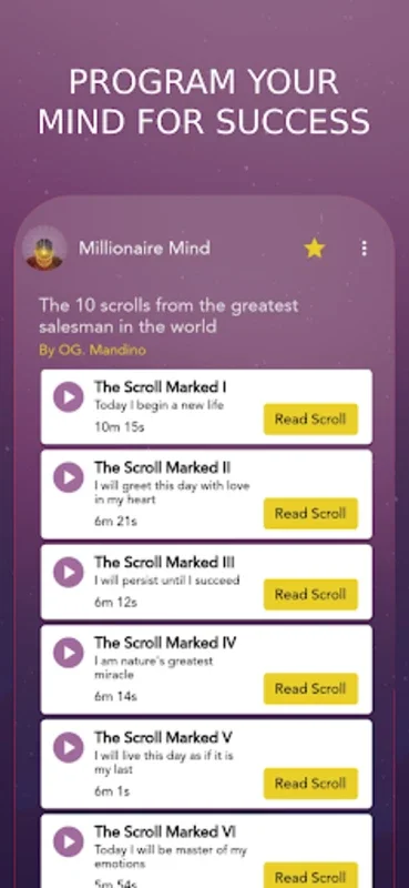 Millionaire Mind for Android - Cultivate Success Mindset