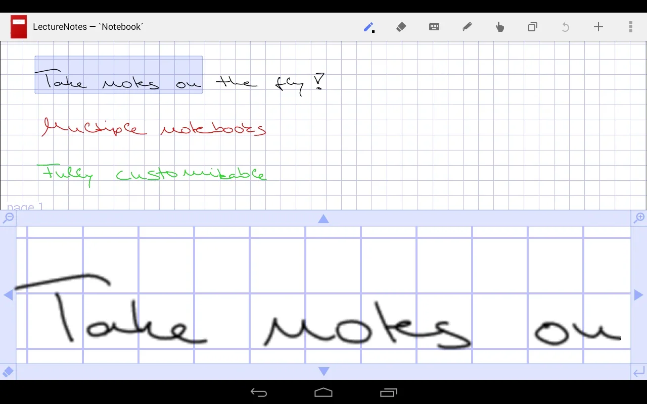 LectureNotes (Trial Version) for Android - Organize Your Notes