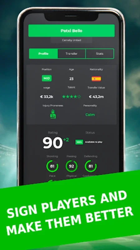 Club Boss - Football Game for Android - Manage Your Team to Success