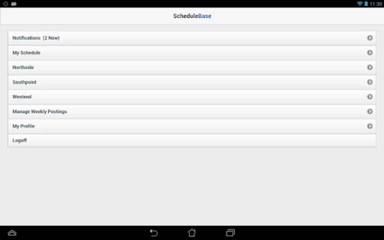 ScheduleBase for Android - Simplify Schedule Access