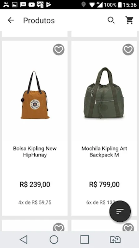 Kipling Br for Android - Fashion at Your Fingertips