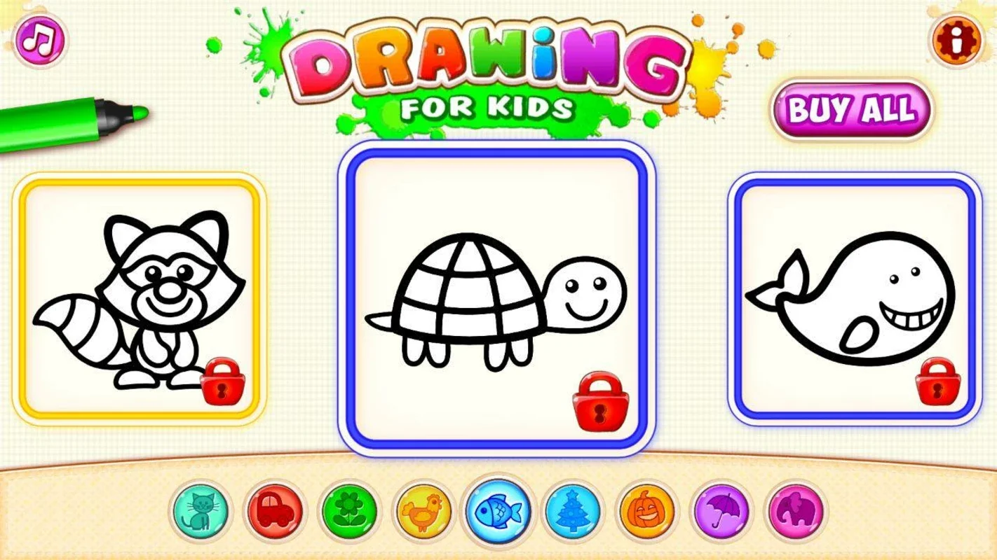 Drawing for Kids! Coloring Games for Android Toddlers