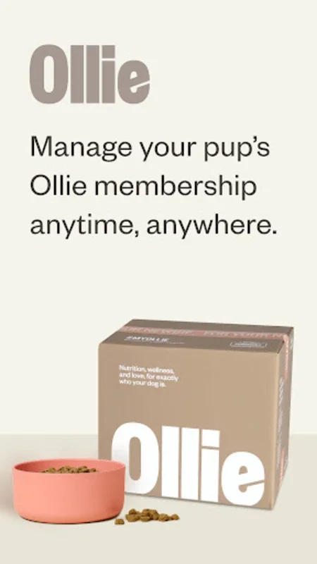 Ollie for Android: Simplify Dog Food Subscription Management