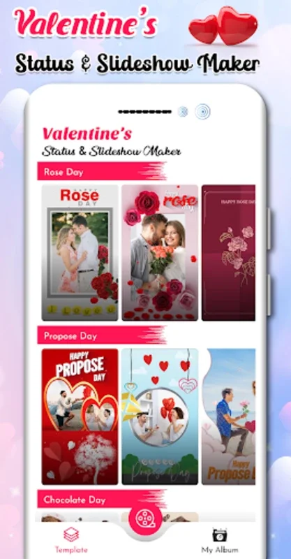 Valentine's Day Video Maker for Android - Create Magical Videos