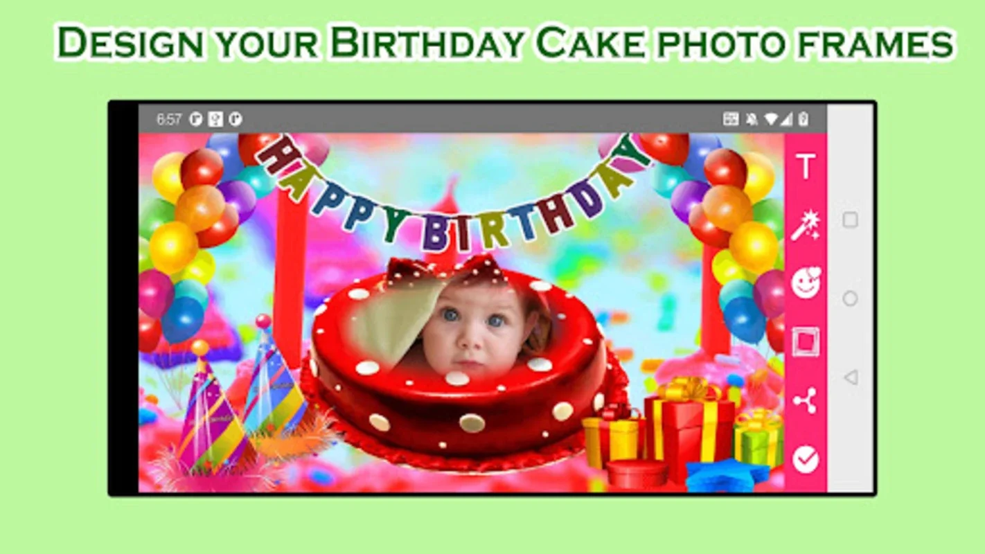 Birthday Cake Photo Frames for Android - Effortless Creativity