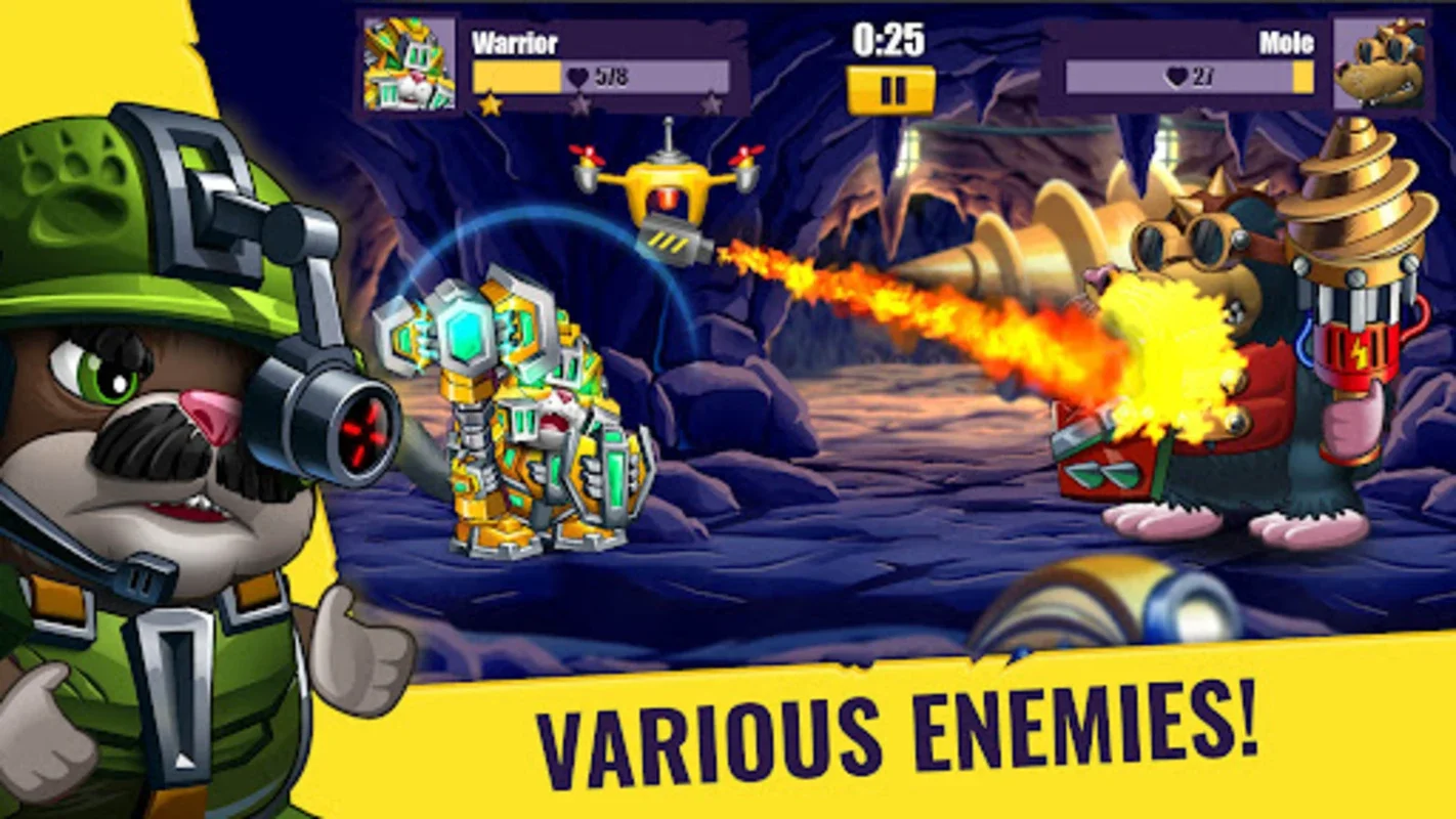 Cats vs Aliens PVP for Android - Thrilling Auto-Battle RPG