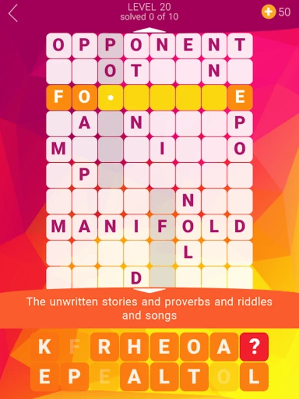 Word Tower Crosswords 2 for Android: Engaging Brain Teaser