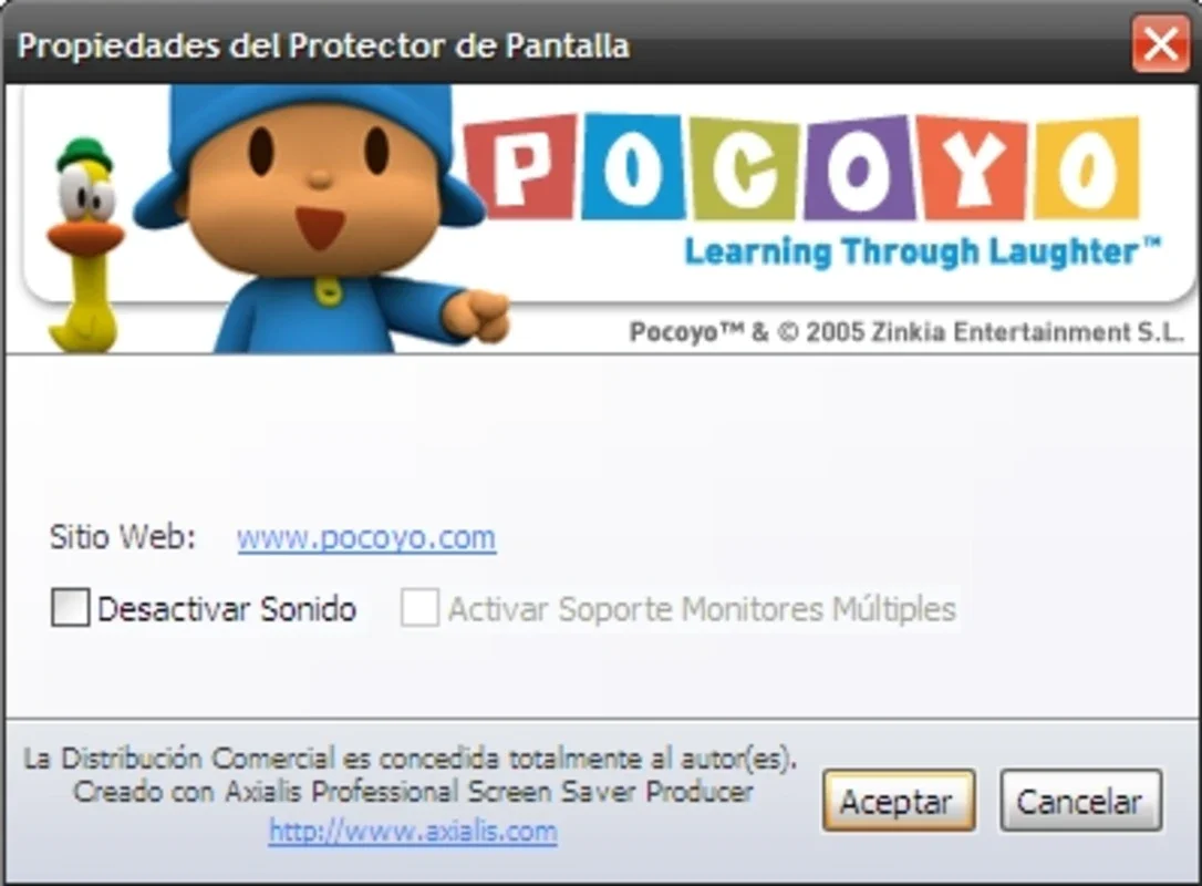 Pocoyo Salvapantallas for Windows - A Kid - Friendly Screensaver