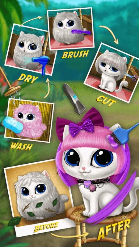 Baby Jungle Animal Hair Salon for Android - Stylish Jungle Fun