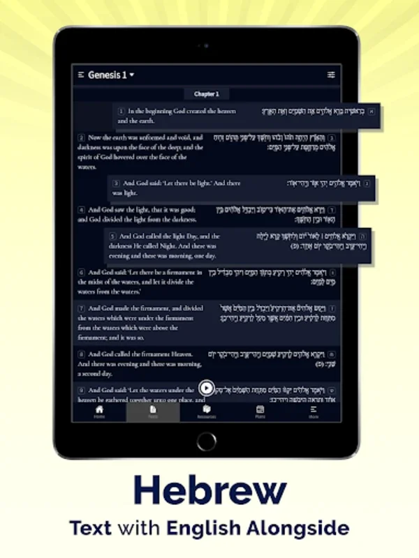 Hebrew Bible Study Translation for Android - No Download Needed