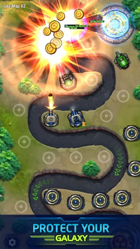 Tower Defense: Galaxy V for Android - Strategic Galactic Defense