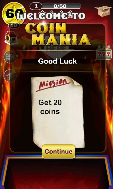 AE Coin Mania for Android - Thrilling Coin Pusher Game