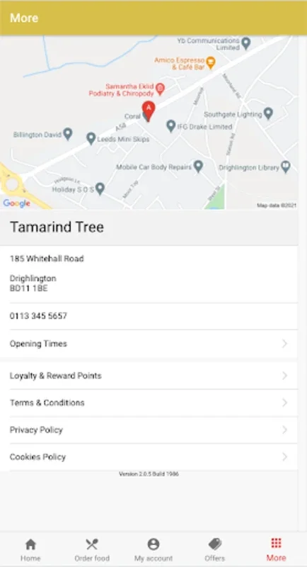 Tamarind Tree Leeds for Android - Delicious Indian Cuisine