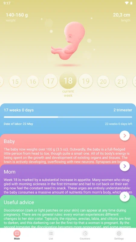 My Pregnancy for Android - Comprehensive Pregnancy Support