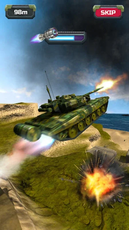 Ramp Tank Jumping for Android - Thrilling Military Vehicle Jumps