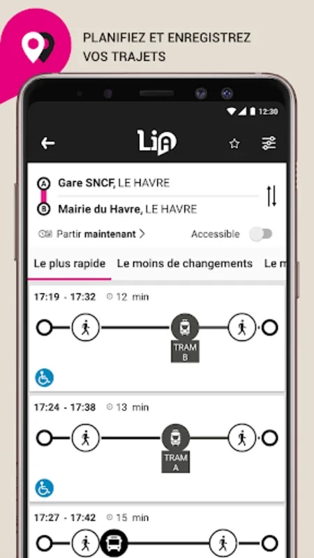 LiA for Android - Seamless Le Havre Travel