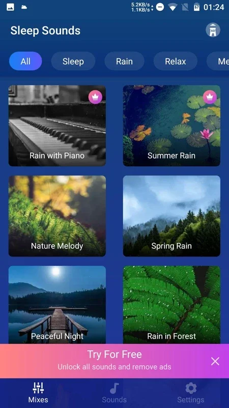 Sleep Sounds Free - Relax Music, White Noise for Android