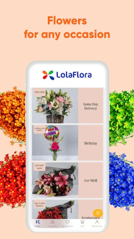 LolaFlora - Flower Delivery for Android: Effortless Flower Sending