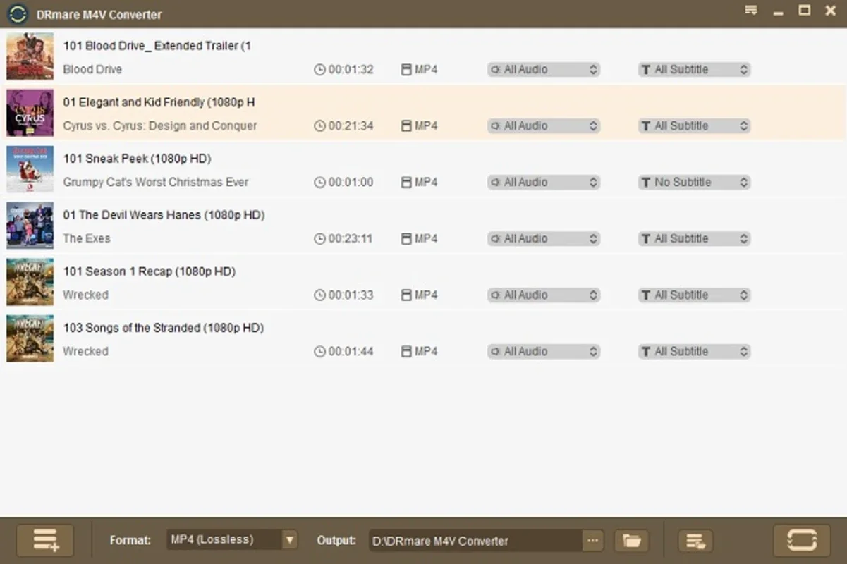 DRmare M4V Converter for Windows: Remove DRM Blocks