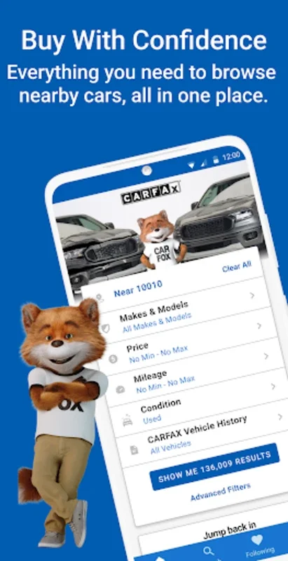 CARFAX for Android - Find Your Ideal Vehicle