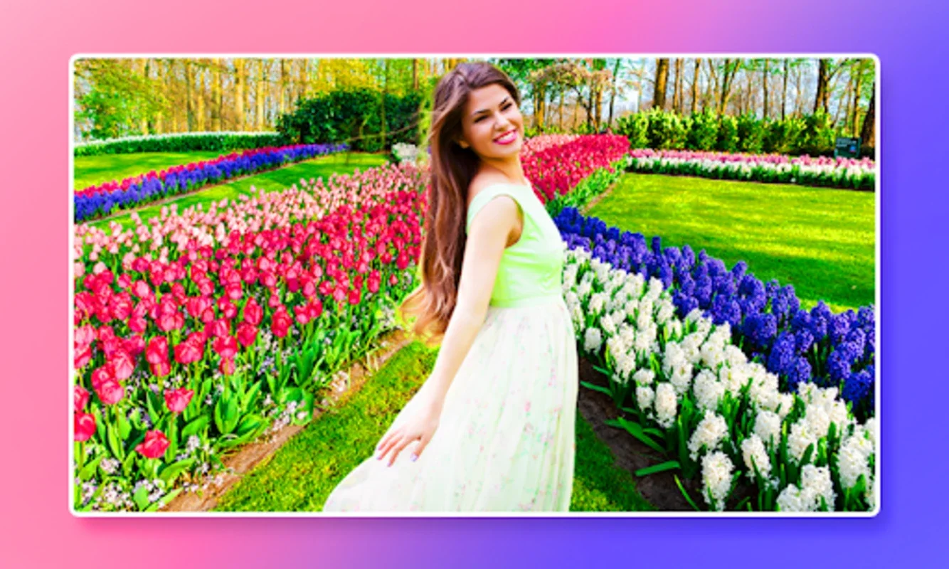 Garden Photo Frames for Android - Enhance Photos