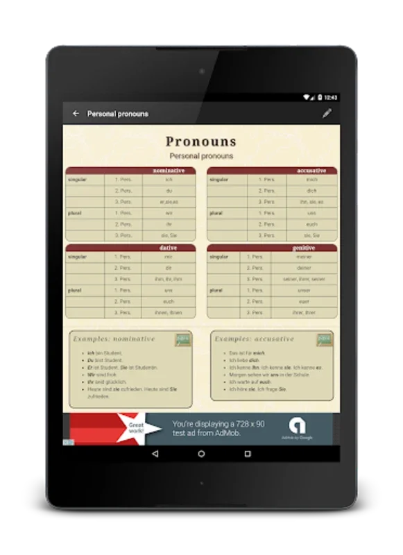 Deutsche Grammatik for Android - Master German Grammar Offline