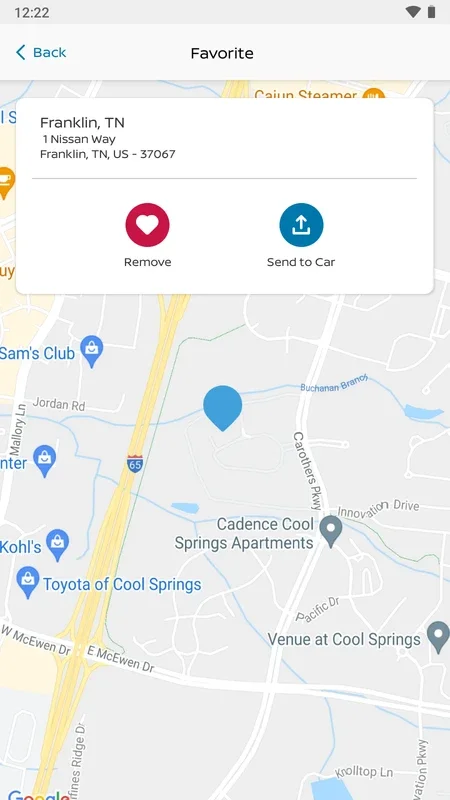 NissanConnect Services for Android - Enhanced Vehicle Control