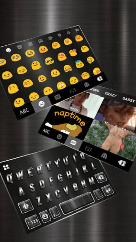 Cool Black Metal Keyboard Back for Android: Customize & Enhance