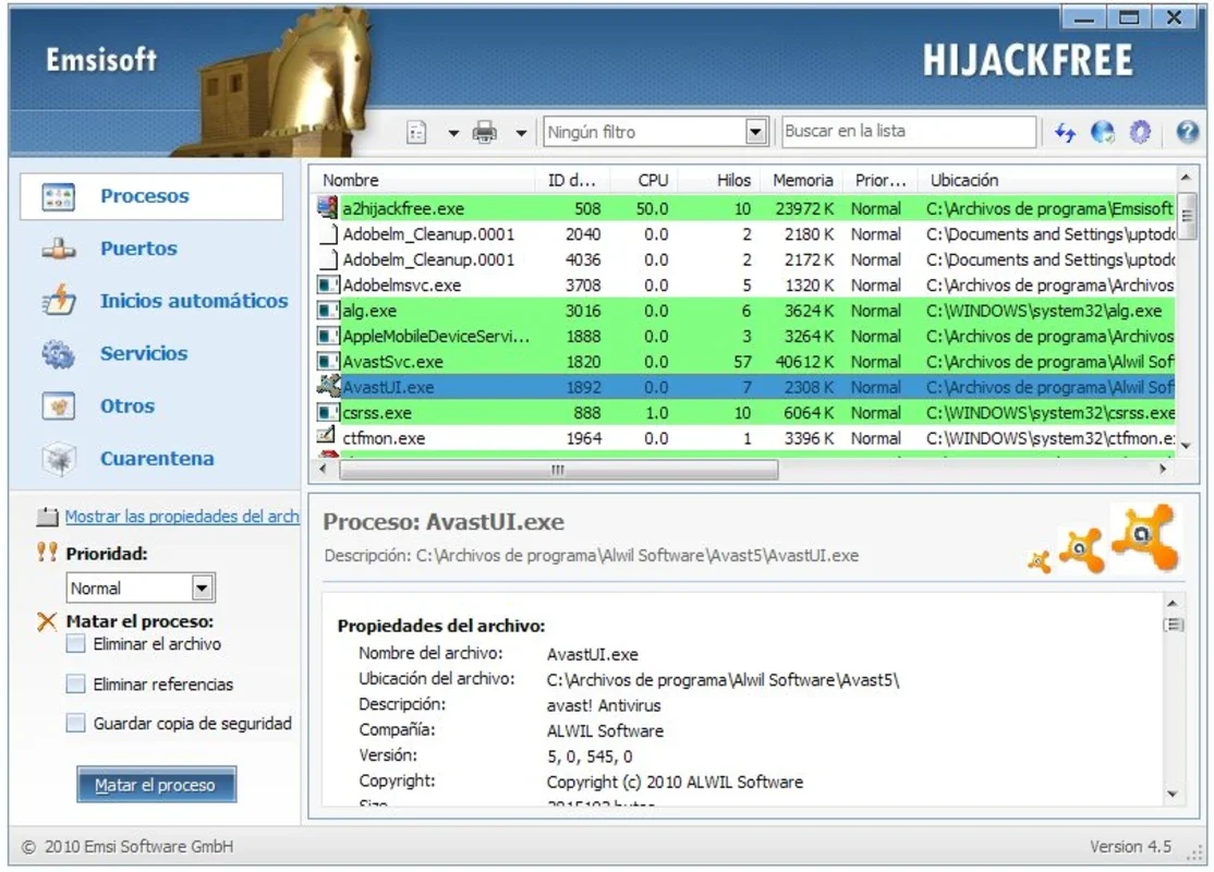 a-squared HiJackFree for Windows - Eliminate Malware