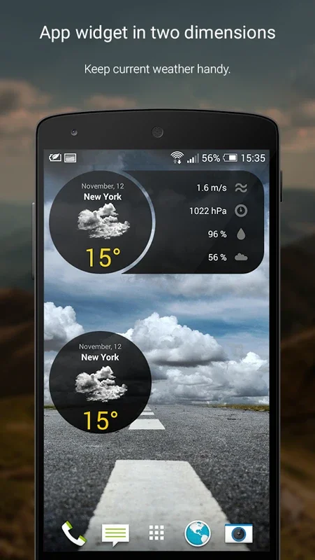 Weather US 16 days forecast for Android - Accurate Weather Insights