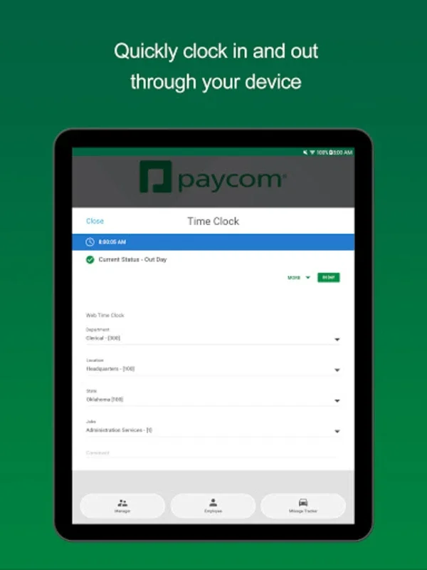 Paycom for Android - Streamlining HR and Payroll