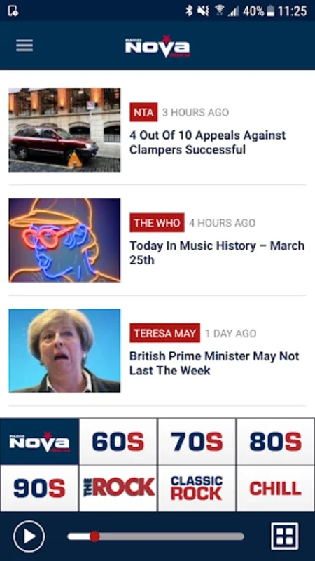 Radio Nova for Android - Stream Dublin's Hits