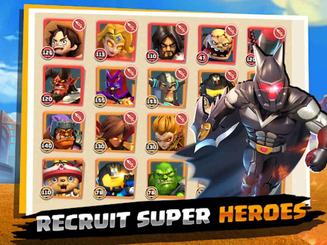 Zombies Clash: Superheroes War for Android - No Download Needed