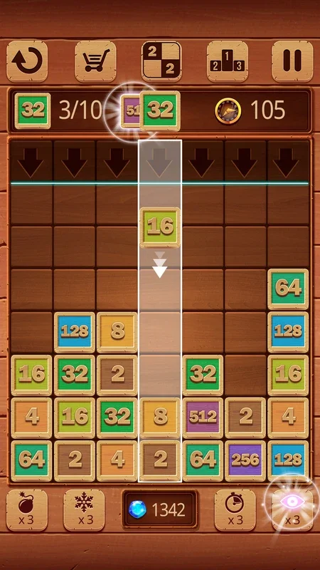 Merge Numbers Wooden edition for Android - Download the APK from AppHuts