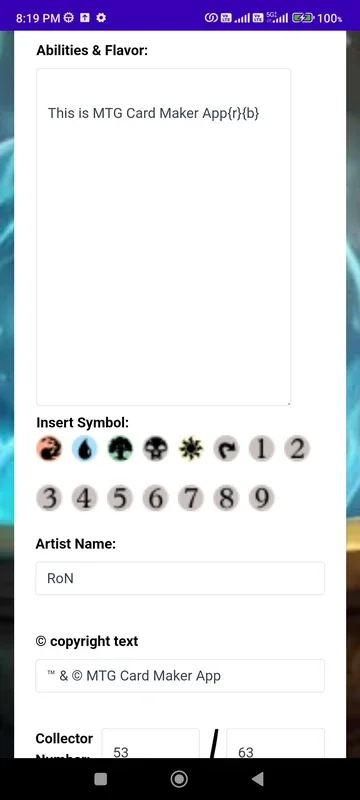 MTG Card Maker for Android - Download the APK from AppHuts