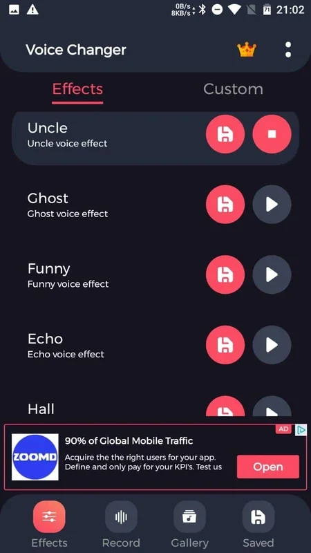 Voice Changer with Effects (Eagle Apps) for Android - No Download Needed