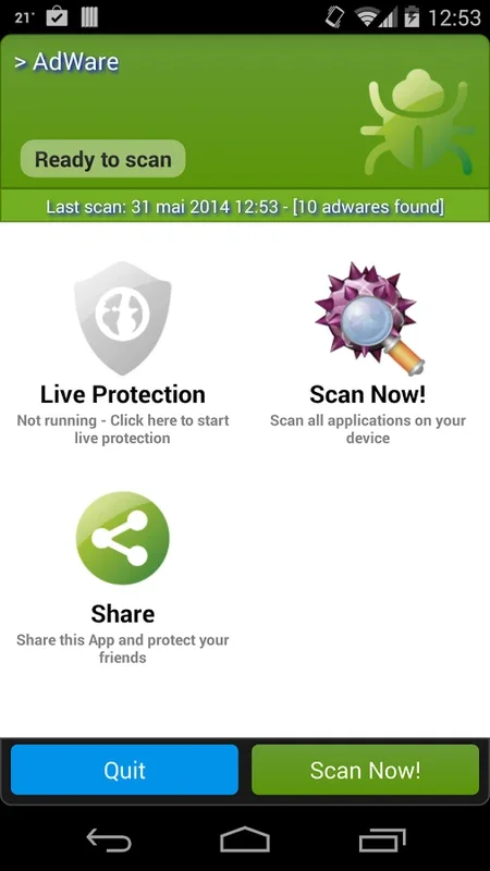 Keerby Adaware for Android - Secure Your Device