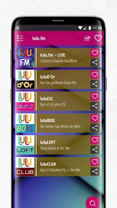 lulu.fm for Android - LGBTQ+ Streaming Platform