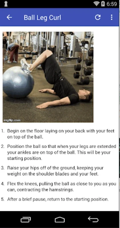 All Hamstrings Exercises for Android: Strengthen Your Hamstrings