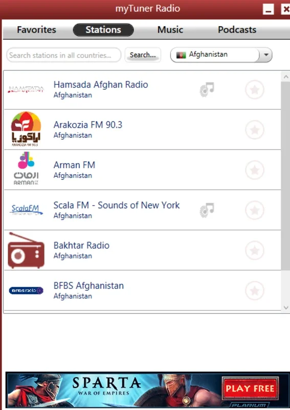 MyTuner for Windows - Access Over 120 Countries' Radio Stations