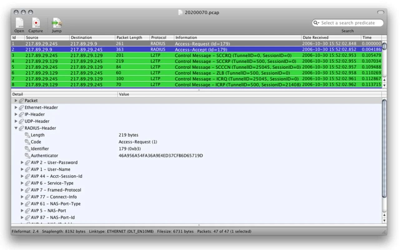 Cocoa Packet Analyzer for Mac - Free Download on AppHuts