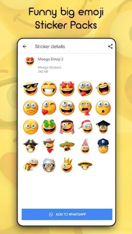 Emoji Stickers for Android - Expressive WhatsApp Chats