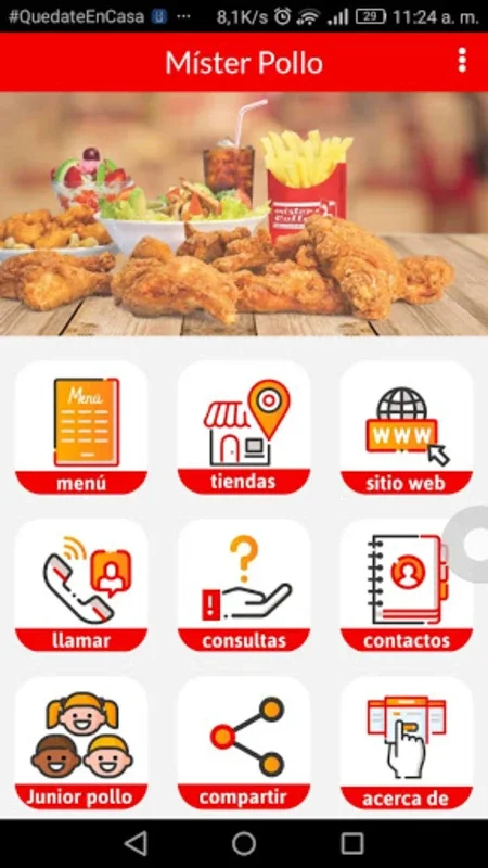 Míster Pollo for Android - Delicious Southwestern Colombian Cuisine